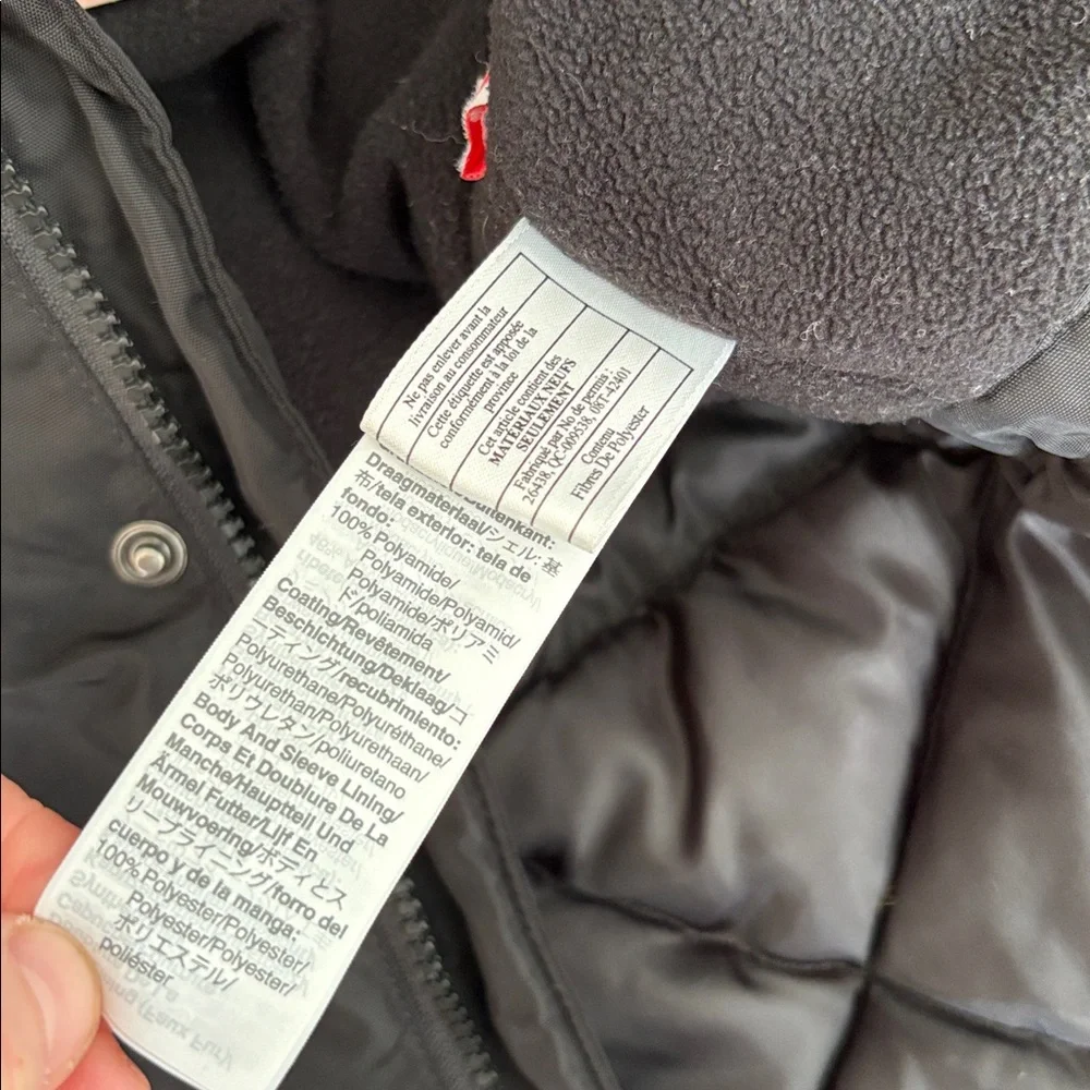 Crewcuts 4-5 Black Primaloft Puffer Parka Coat Jacket Fur Hood